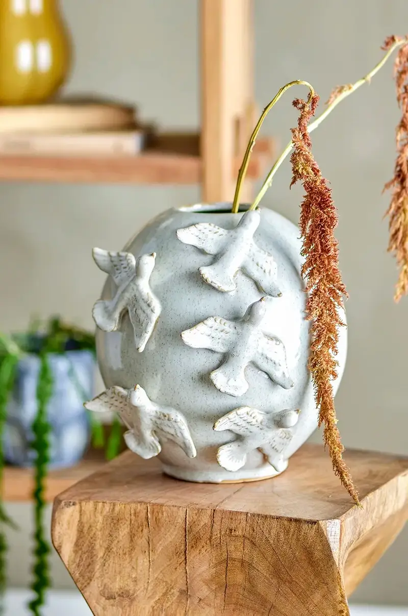 vaso decorativo Abira Bianco miniatura 4