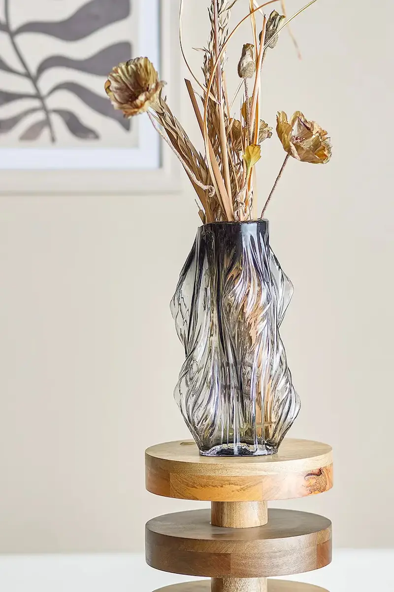 vaso decorativo Tulla 17, 5 x 32 cm Grigio miniatura 3