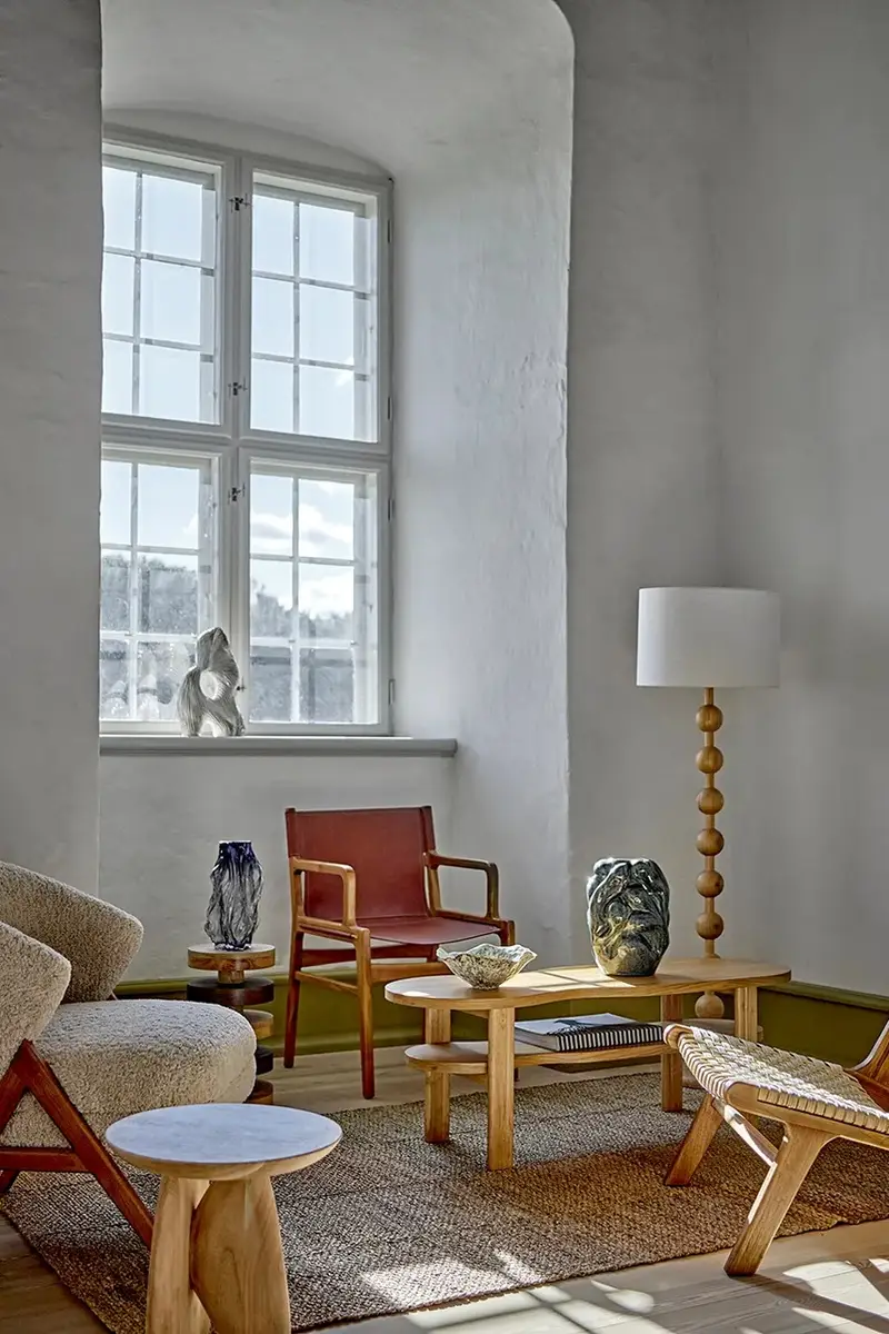 vaso decorativo Tulla 17, 5 x 32 cm Grigio miniatura 5