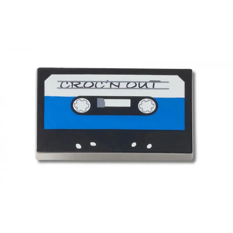 Blue cassette tape