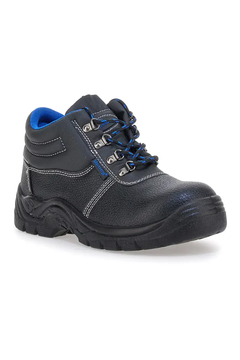 Scarpe antinfortunistiche alte nere S3 tomaia rinforzata Blue energy BS 10 S3 SR [NERO] miniatura 2
