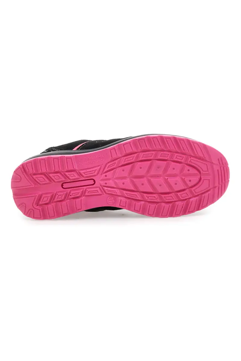 Scarpe antinfortunistiche basse nere dettagli rosa S1P Blue energy BS80 S1P [NERO miniatura 5