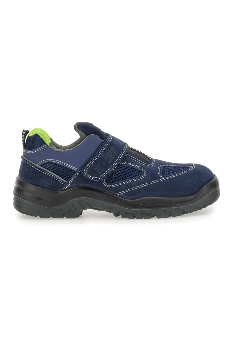 Scarpe antinfortunistiche blu S1P SR in pelle Blu energy BS120 [BLUE]