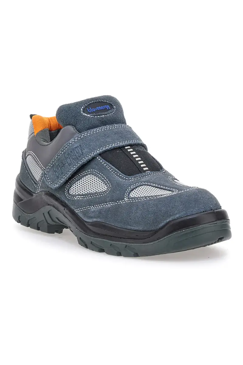 Scarpe antinfortunistiche grigie S1P SR in pelle Blu energy BS120 [GRIGIO] miniatura 2