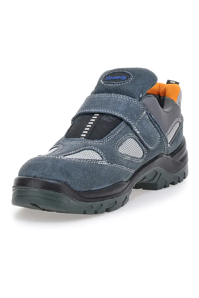 Scarpe antinfortunistiche grigie S1P SR in pelle Blu energy BS120 [GRIGIO] miniatura 4