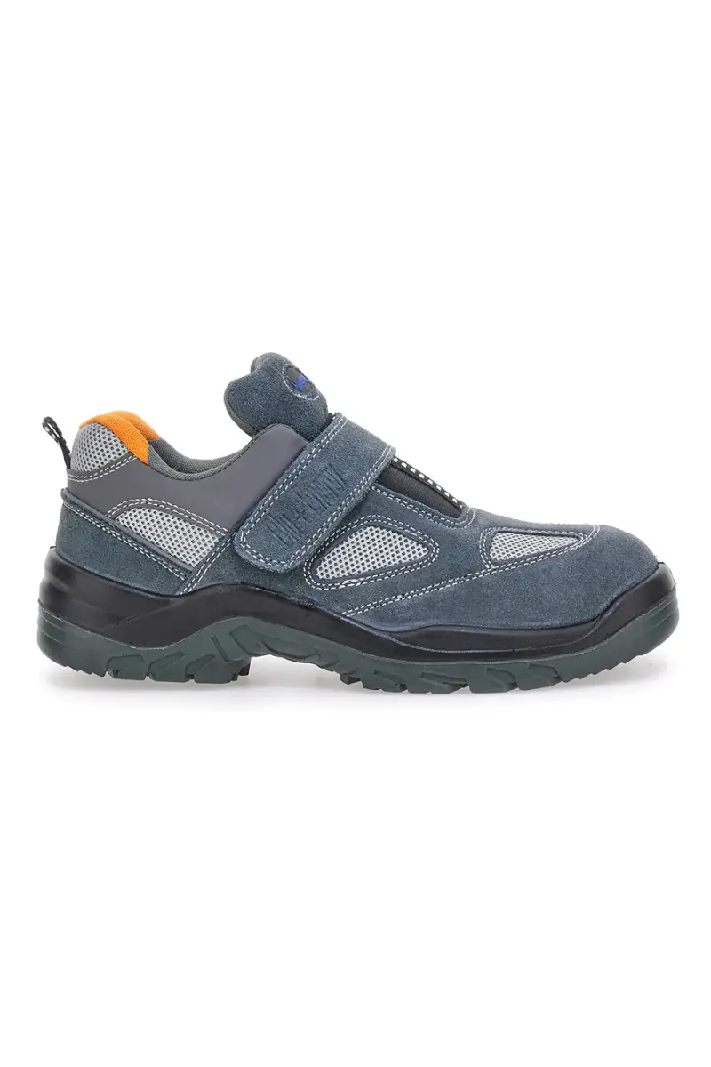 Scarpe antinfortunistiche grigie S1P SR in pelle Blu energy BS120 [GRIGIO]