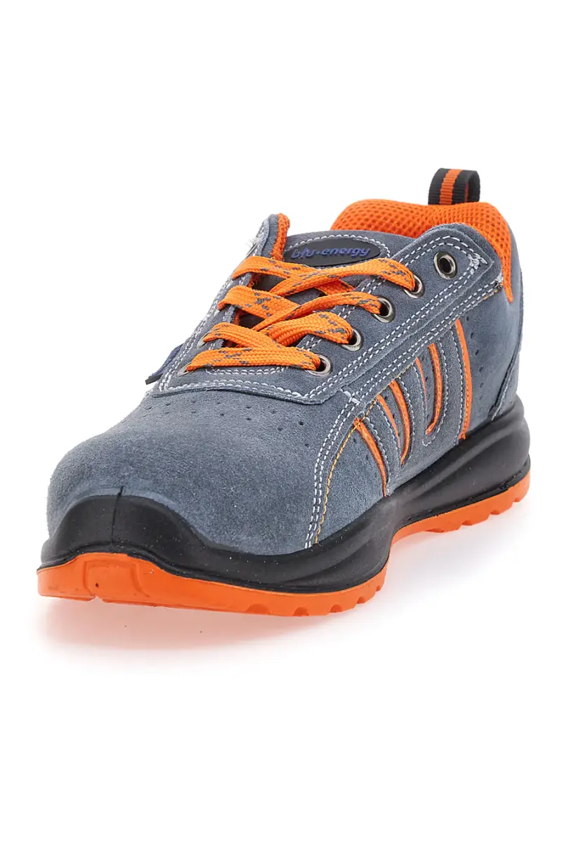 Scarpe antinfortunistiche grigie S1P traspiranti antiscivolo Blue Energy BS 80 [GRIGIO miniatura 3