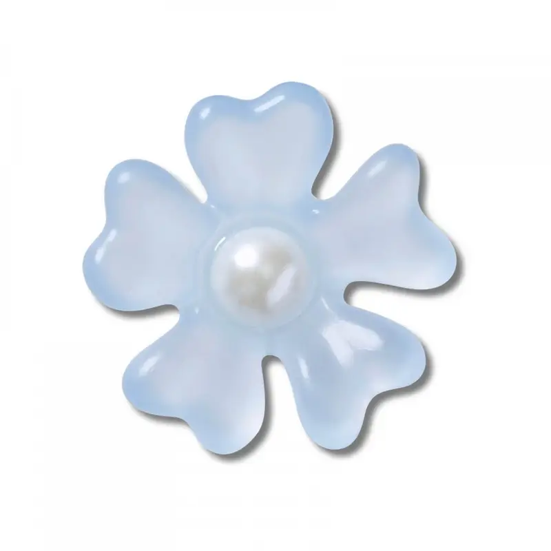 Blue frost matte pearl flower