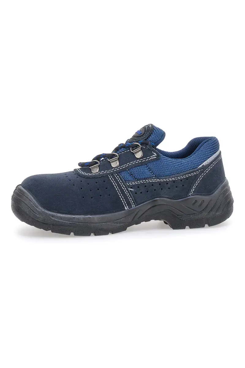 Scarpe antinfortunistiche blu in pelle Blue star Bs 60 S1P SR [BLUE] miniatura 4