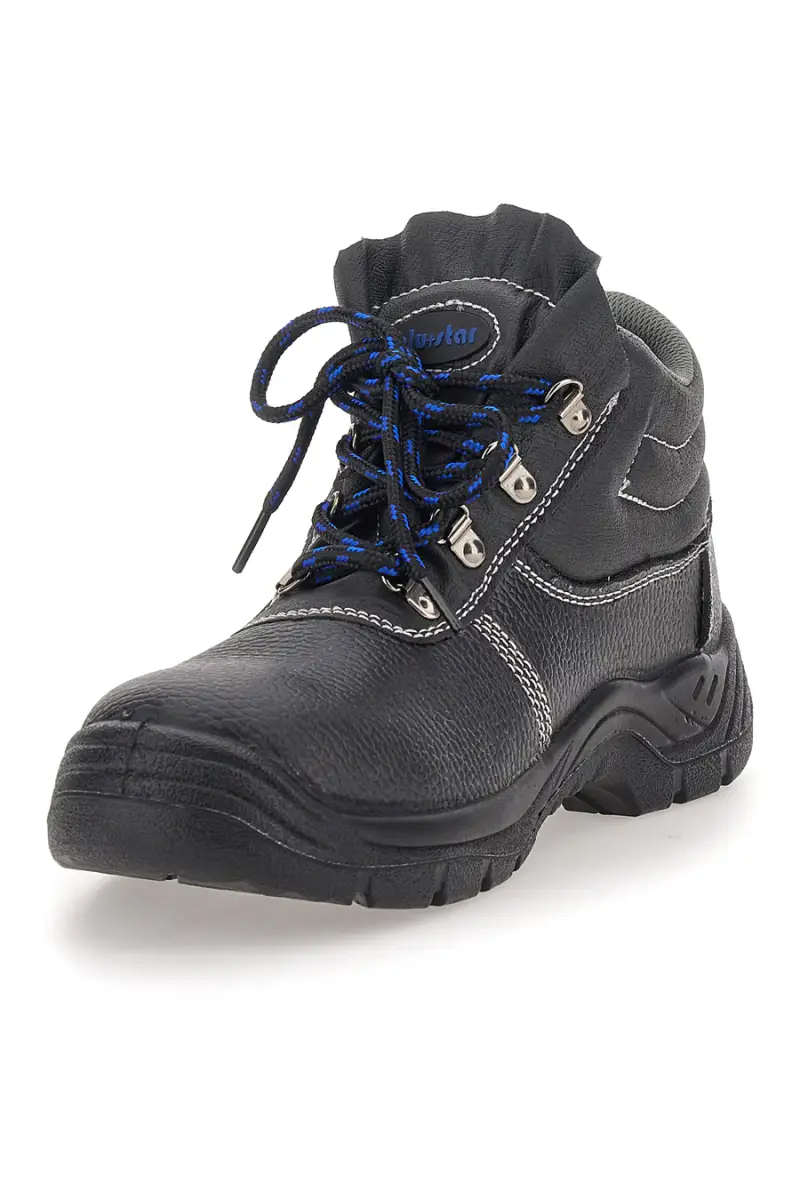 Scarpe antinfortunistiche nere in pelle Blue star 10 S3 SR [NERO] miniatura 3