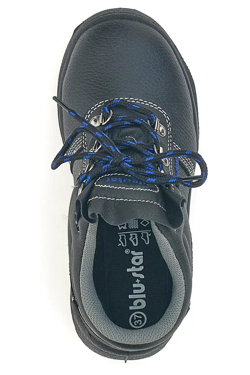 Scarpe antinfortunistiche nere in pelle Blue star Bs 10 [NERO] miniatura 5