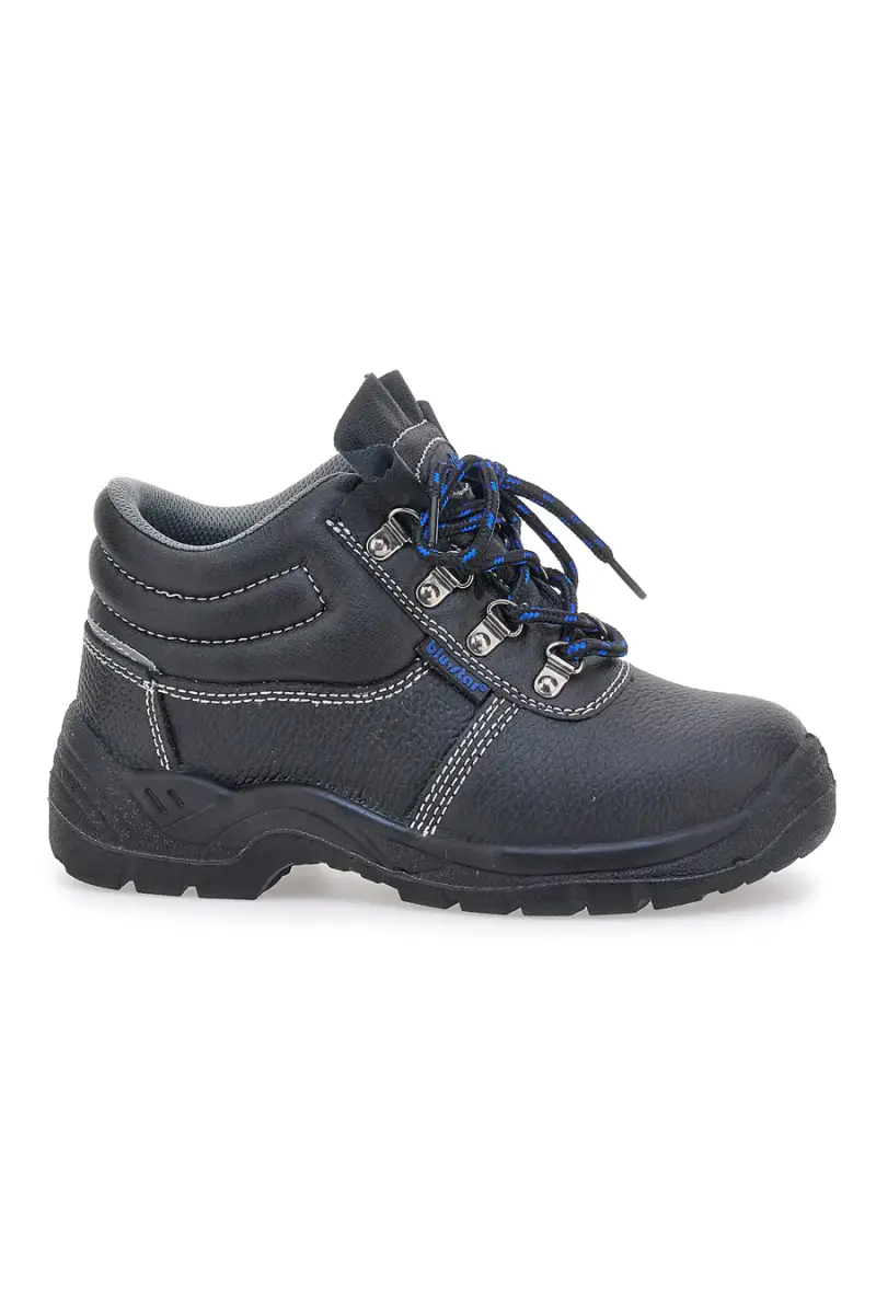 Scarpe antinfortunistiche nere in pelle Blue star Bs 10 [NERO]