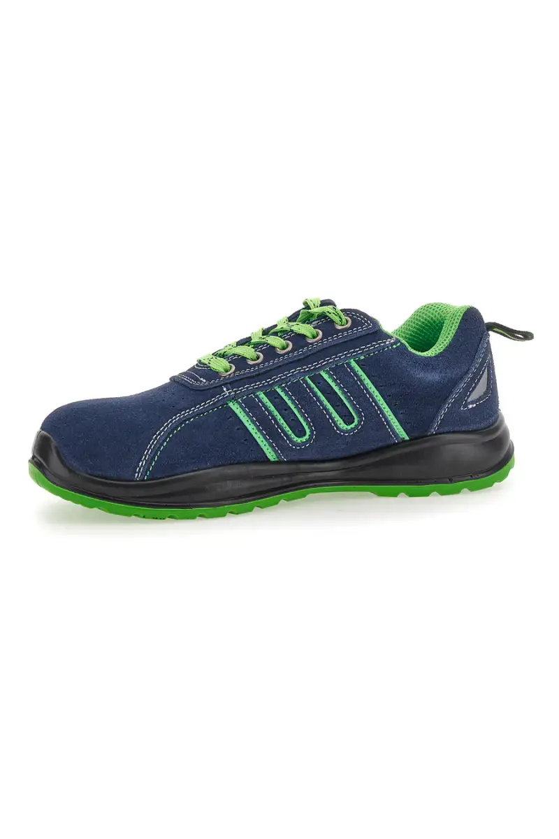 Scarpe antinfortunistiche ottanio in pelle Blue star 80 S1P SR [OTTANIO VERDE] miniatura 4