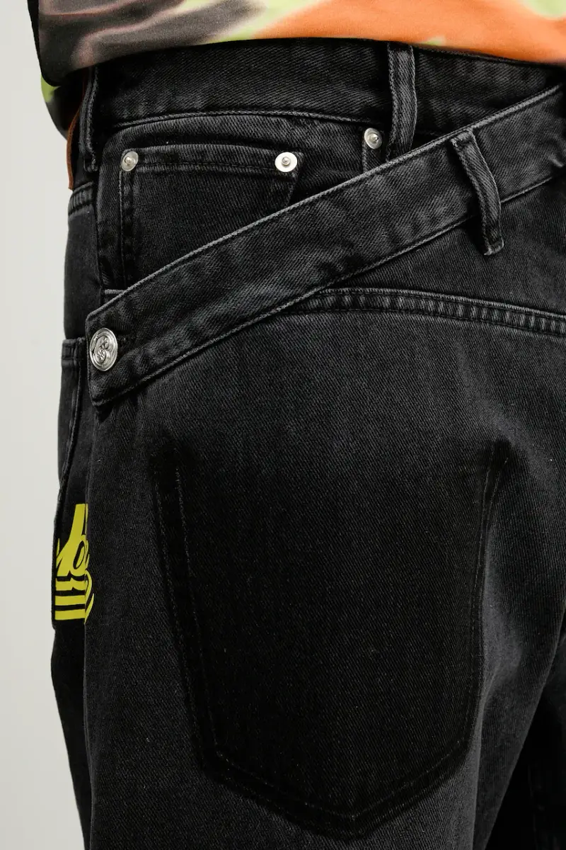 BLUEMARBLE Jeans Nero 3636337 miniatura 4