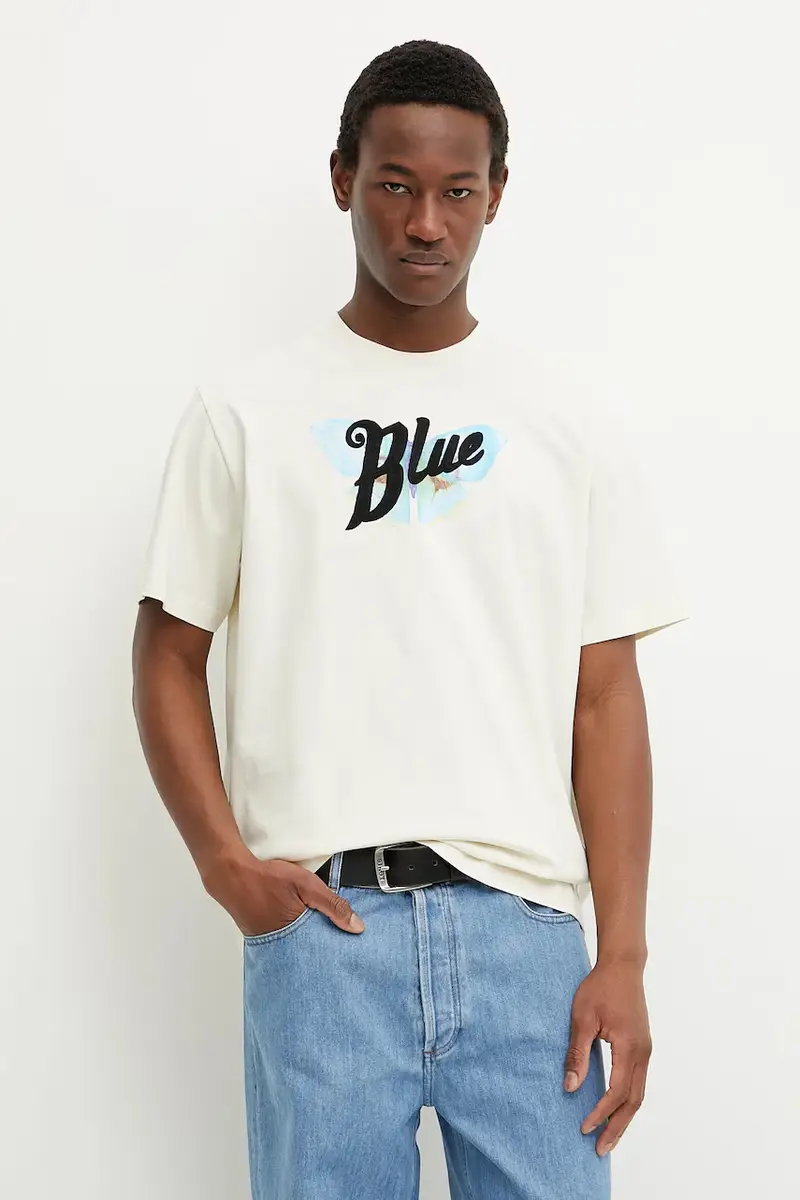 maglietta in cotone uomo colore beige TS35.JE28CA25