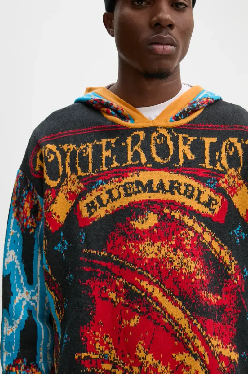 maglione in misto lana HO10.KN18B24 Multicolore miniatura 4