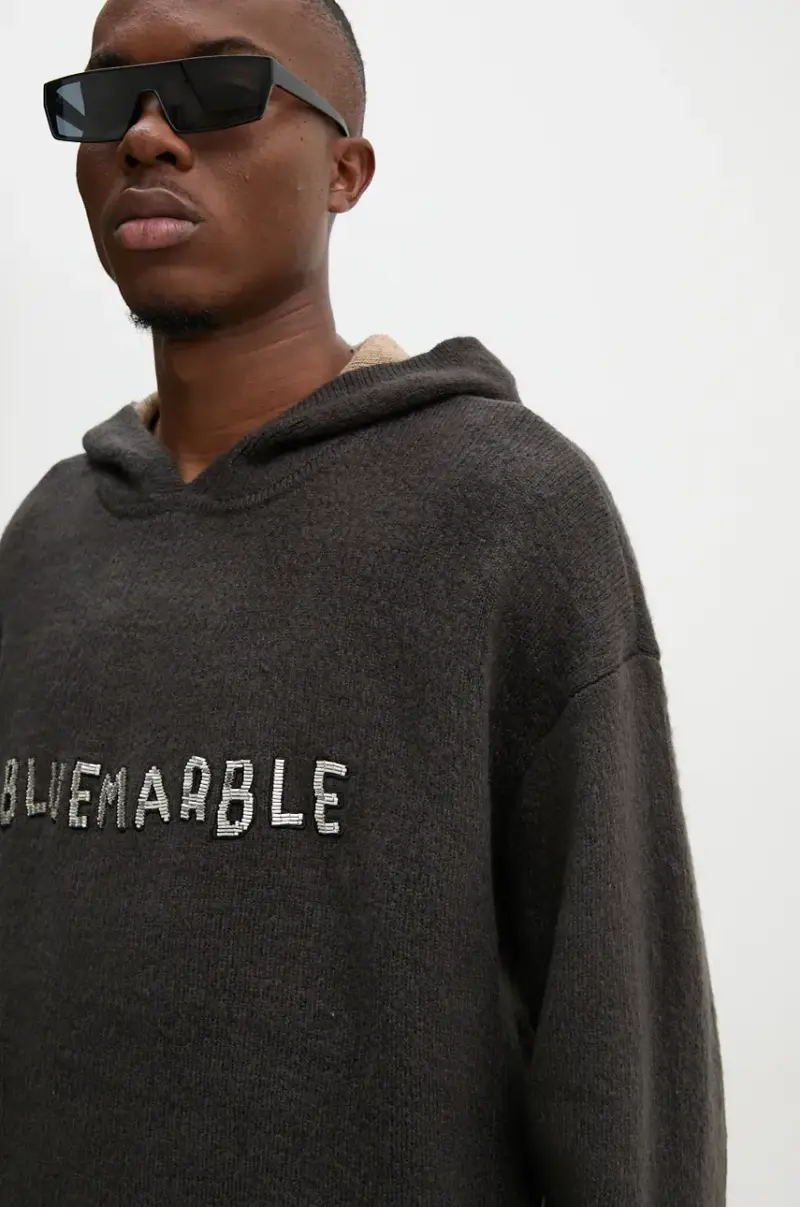 maglione uomo colore marrone HO10.KN19B24 miniatura 4