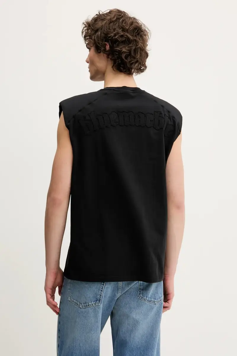 t-shirt in cotone colore nero TS55.JE39AA25 miniatura 3