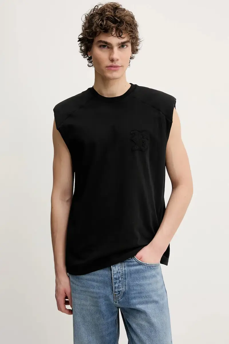 t-shirt in cotone colore nero TS55.JE39AA25