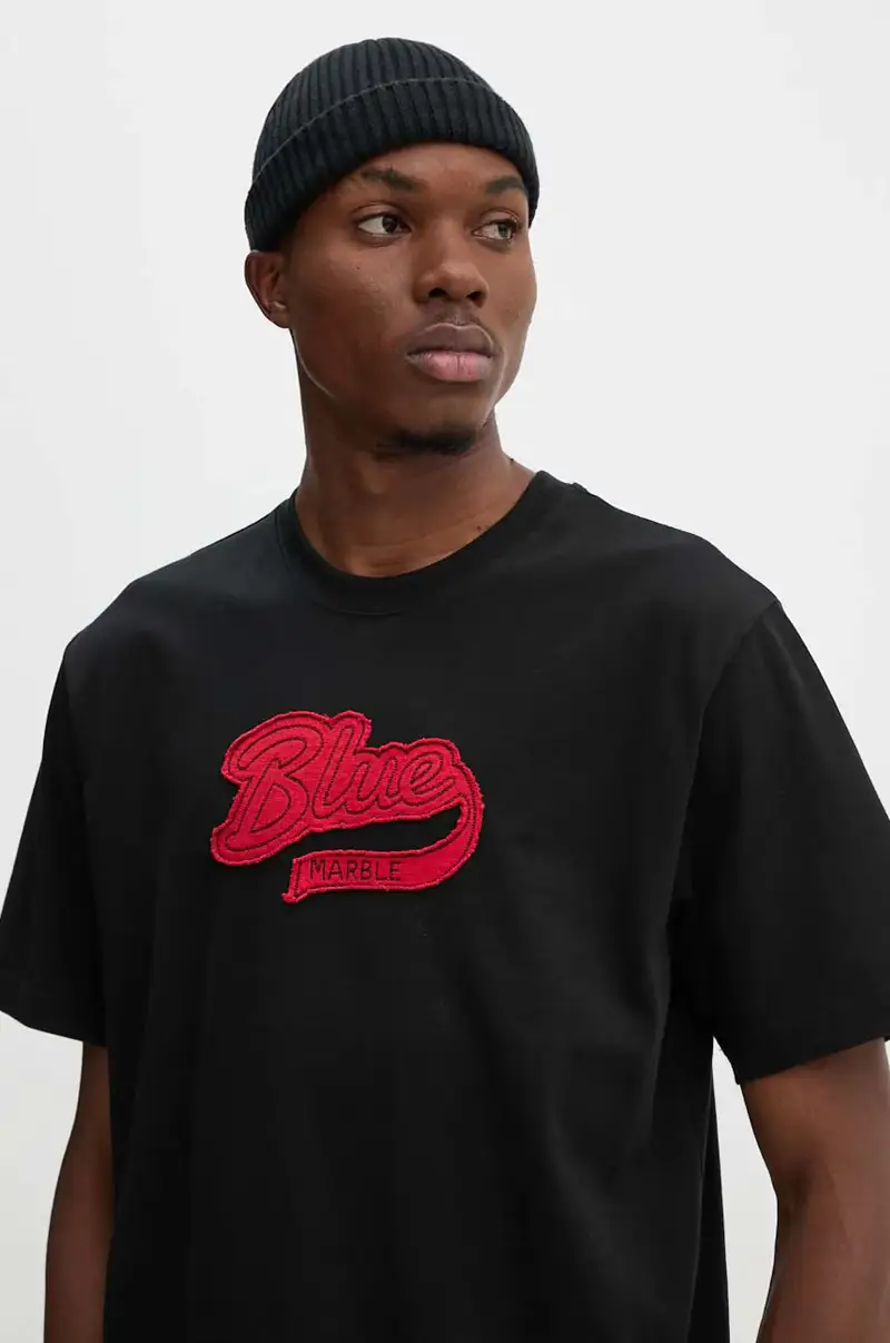 BLUEMARBLE T-shirt Nero 4168583 miniatura 4