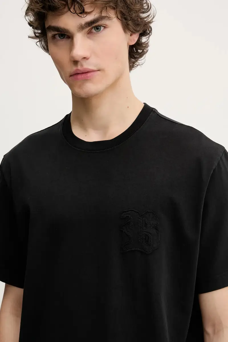 BLUEMARBLE T-shirt Uomo Nero 3335882 miniatura 5