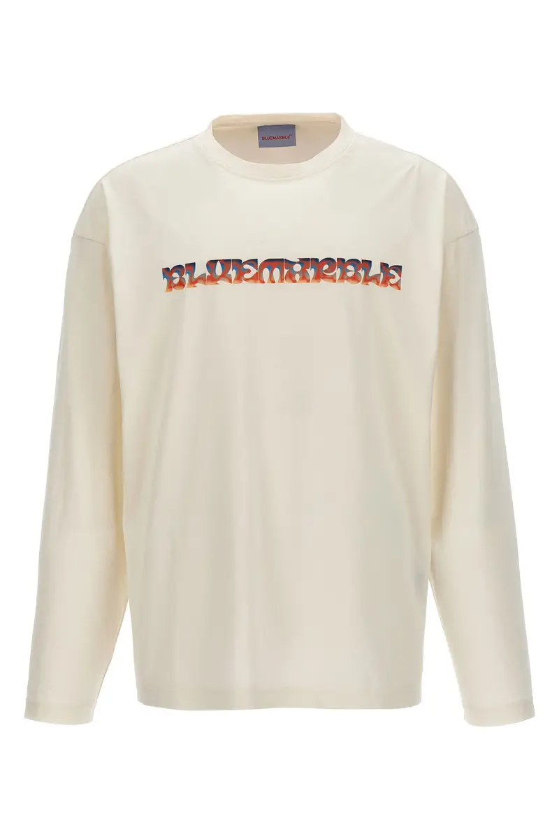 T-Shirt Trippy Leaves Bianco