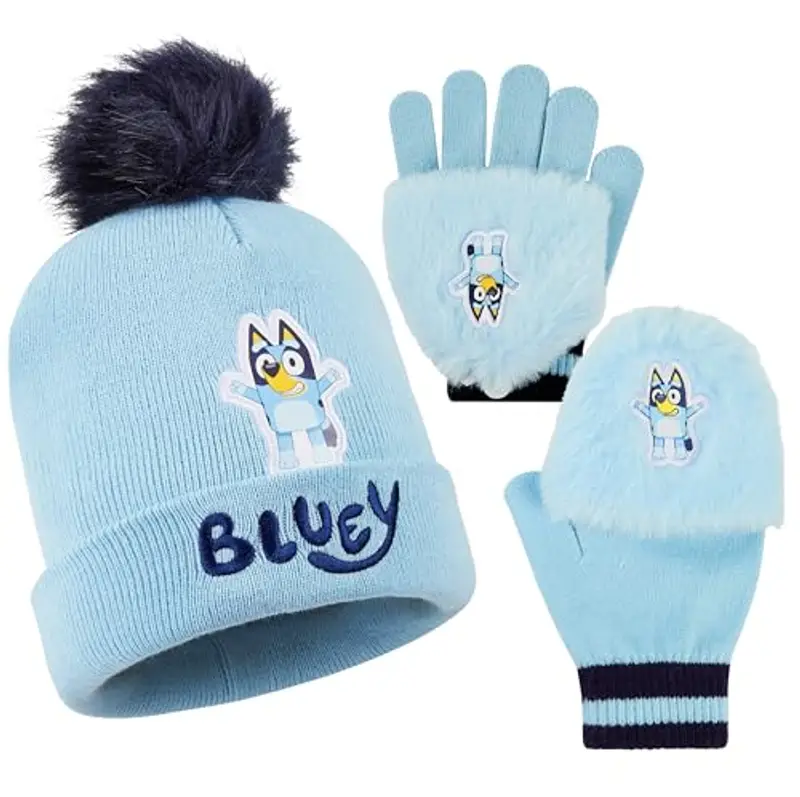Bluey Accessori Invernali Bambina, Accogliente Caldo Set