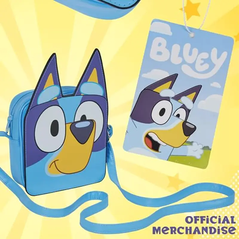 BlueY Borsetta Bambina, Carina Borsa Tracolla Bambina con Tracolla Regolabile Viaggio Spesa Moda, Regali per Ragazze (3D, 17x16x3cm) miniatura 2