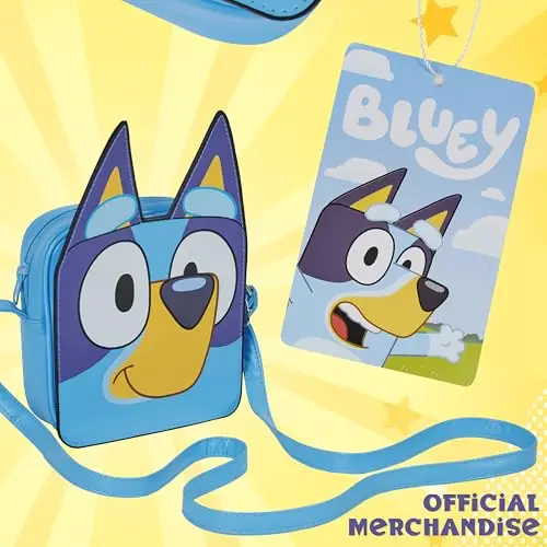 Bluey Borsetta Bambina Ragazza Borse a Tracolla Carina Piccola Borse a Mano con Cinghia Regolabile Idee Regalo miniatura 2