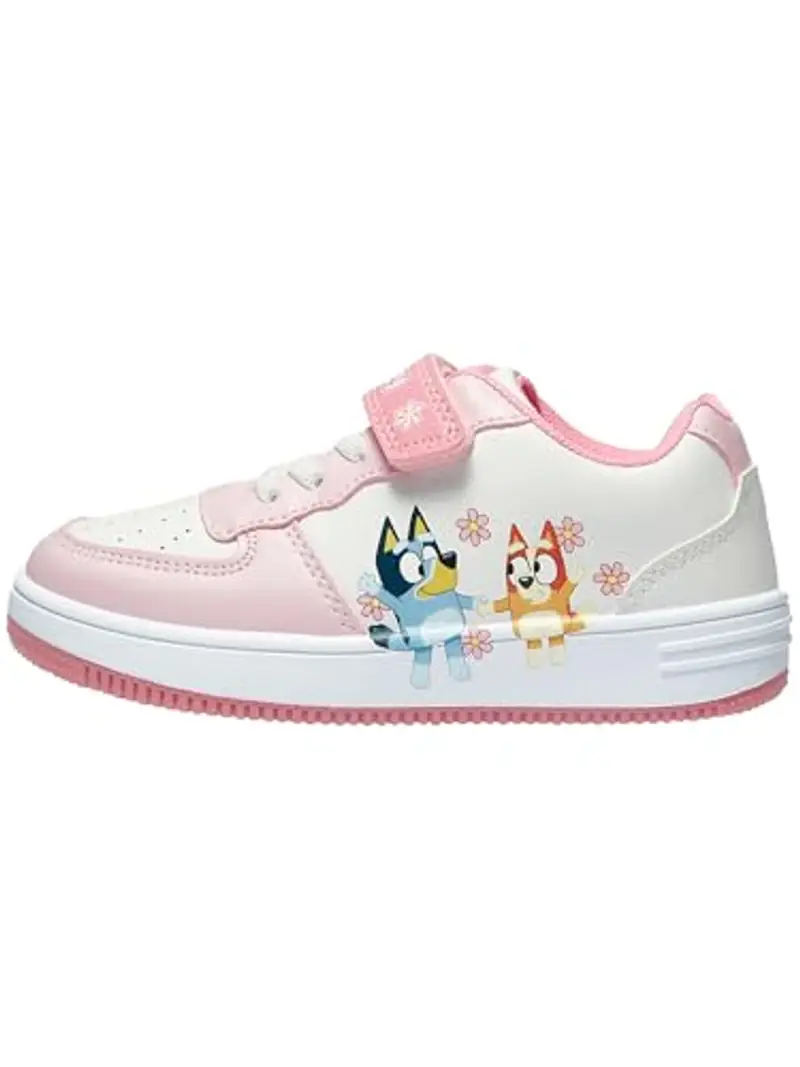 BlueY Scarpe Bambina, Sneakers Bambina Bingo, Graziose Scarpe Ragazza, Bianco 29
