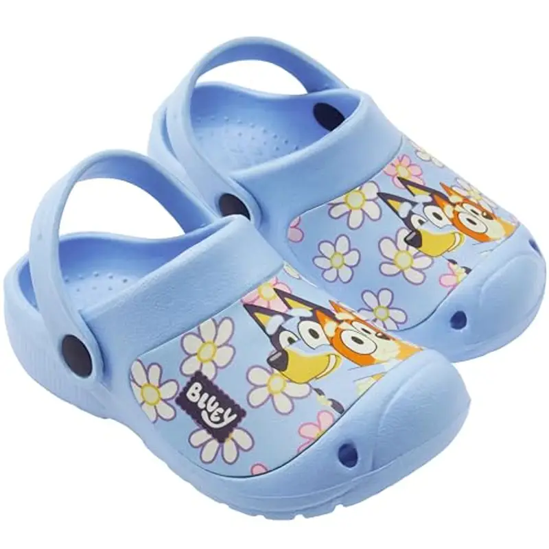 Bluey Zoccoli Bambino e Piccoli Sabot Bambina con Ciondoli Scivolare Bingo Ciabatte Gomma con Cinturino Regalo Bambina