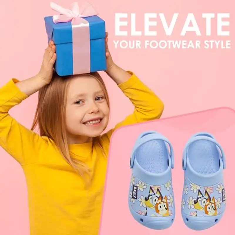 Bluey Zoccoli Bambino e Piccoli Sabot Bambina con Ciondoli Scivolare Bingo Ciabatte Gomma con Cinturino Regalo Bambina miniatura 2