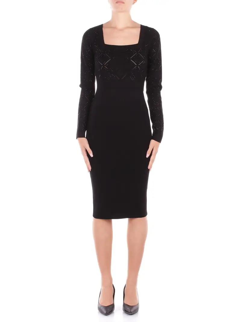 Abito Donna BLUGIRL BLUMARINE Nero Ecs kat abito maglia visc