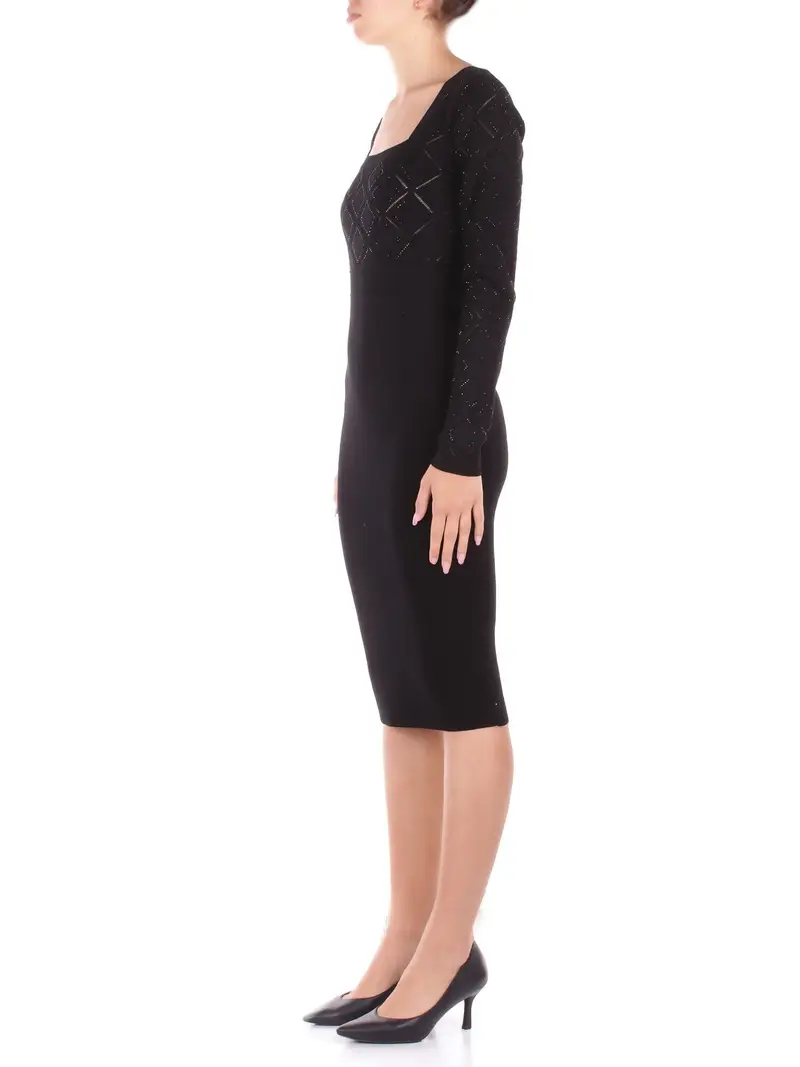 Abito Donna BLUGIRL BLUMARINE Nero Ecs kat abito maglia visc miniatura 2