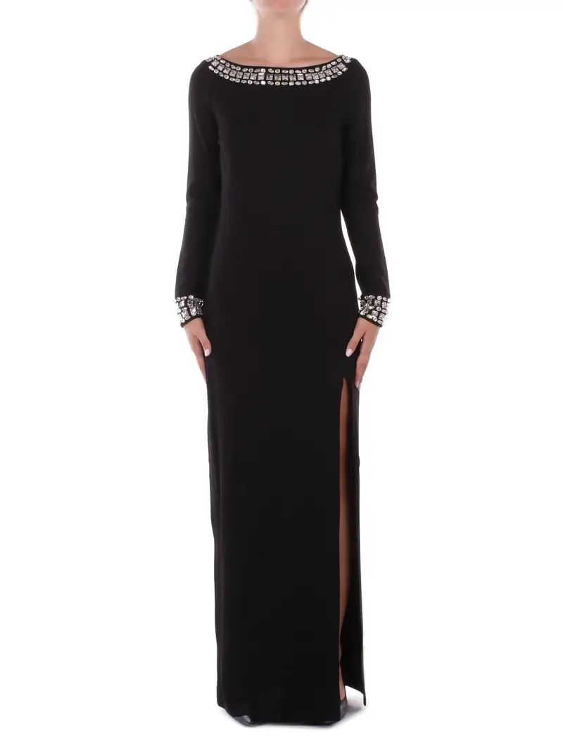 Abito Donna BLUGIRL BLUMARINE Nero Gret abito jersey det. gioiell