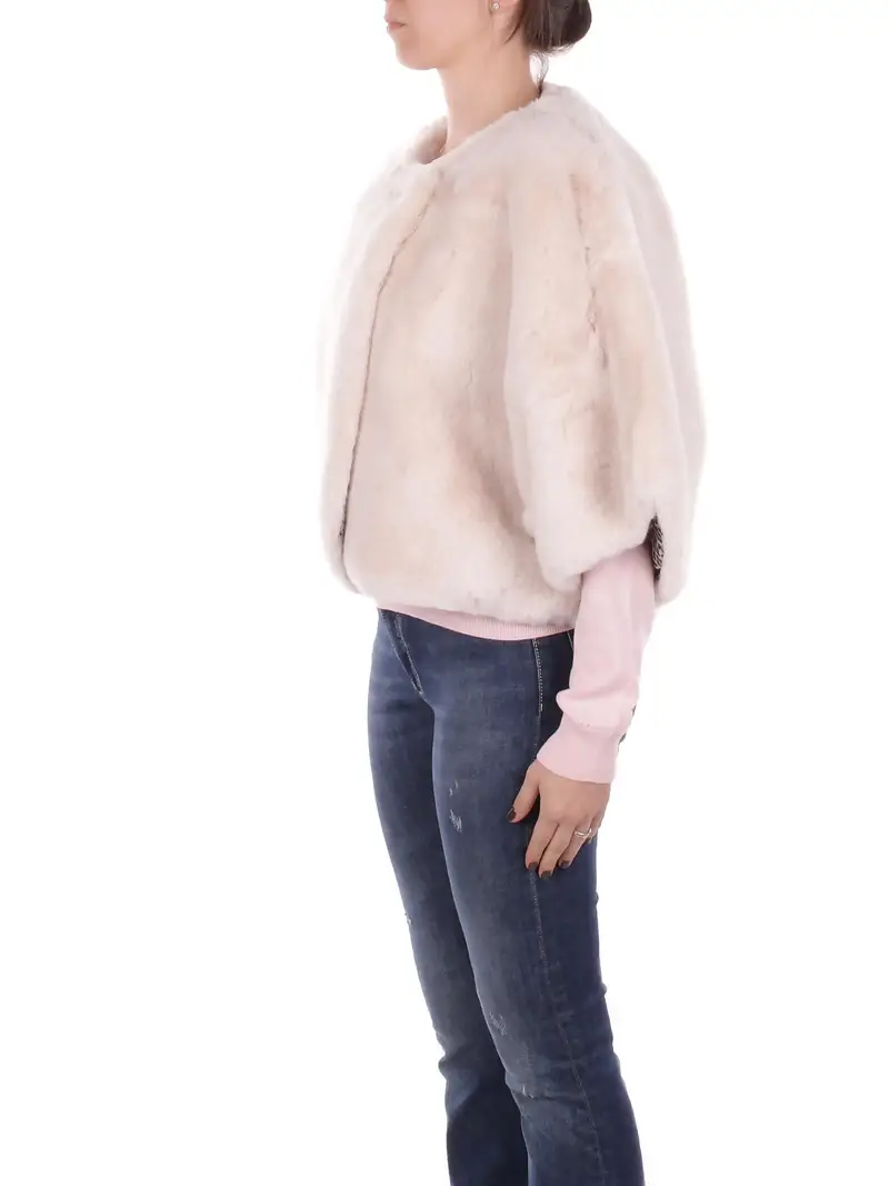 Cappa Donna BLUGIRL BLUMARINE Chalk Cappa ffur con bottone miniatura 2