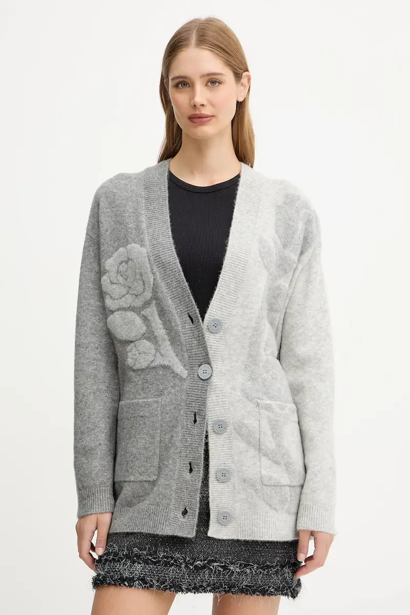 BLUGIRL BLUMARINE Cardigan Donna Grigio 3611670