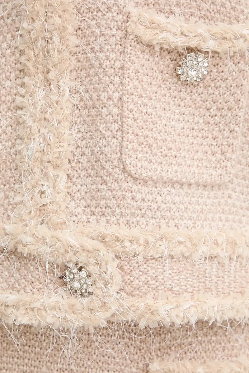 BLUGIRL BLUMARINE Cardigan Donna Beige 3574723 miniatura 5