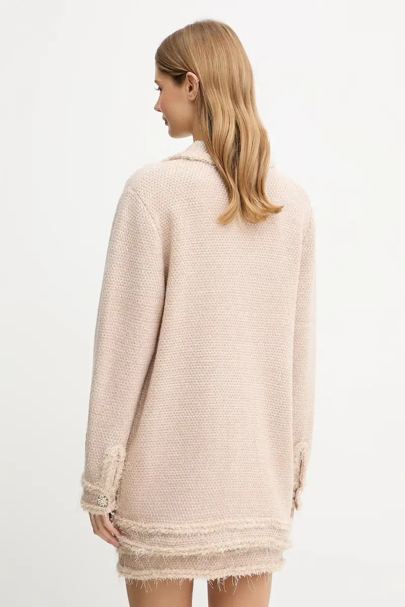 BLUGIRL BLUMARINE Cardigan Donna Beige 3574725 miniatura 3