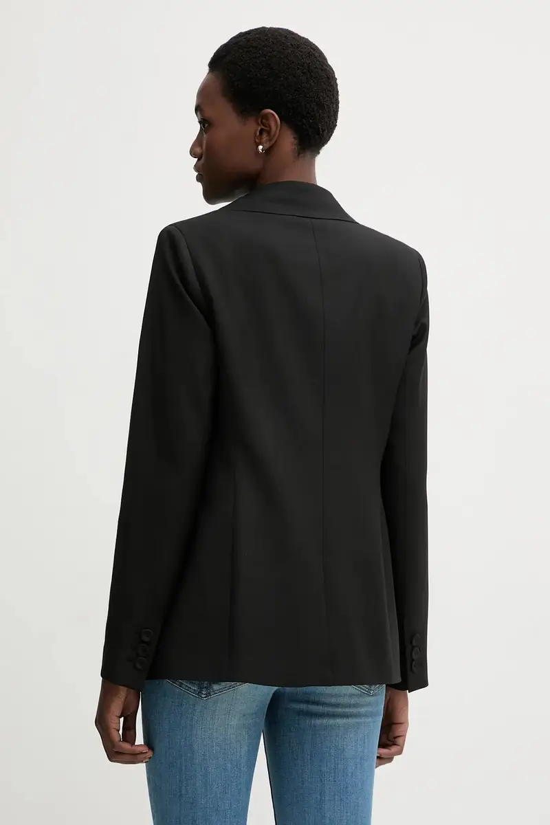 giacca con lana Nero miniatura 3