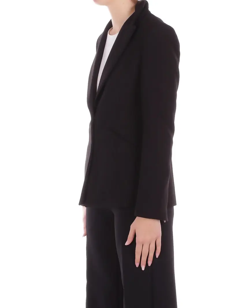 Giacca Donna BLUGIRL BLUMARINE Nero Giacca slim wool cady str miniatura 2