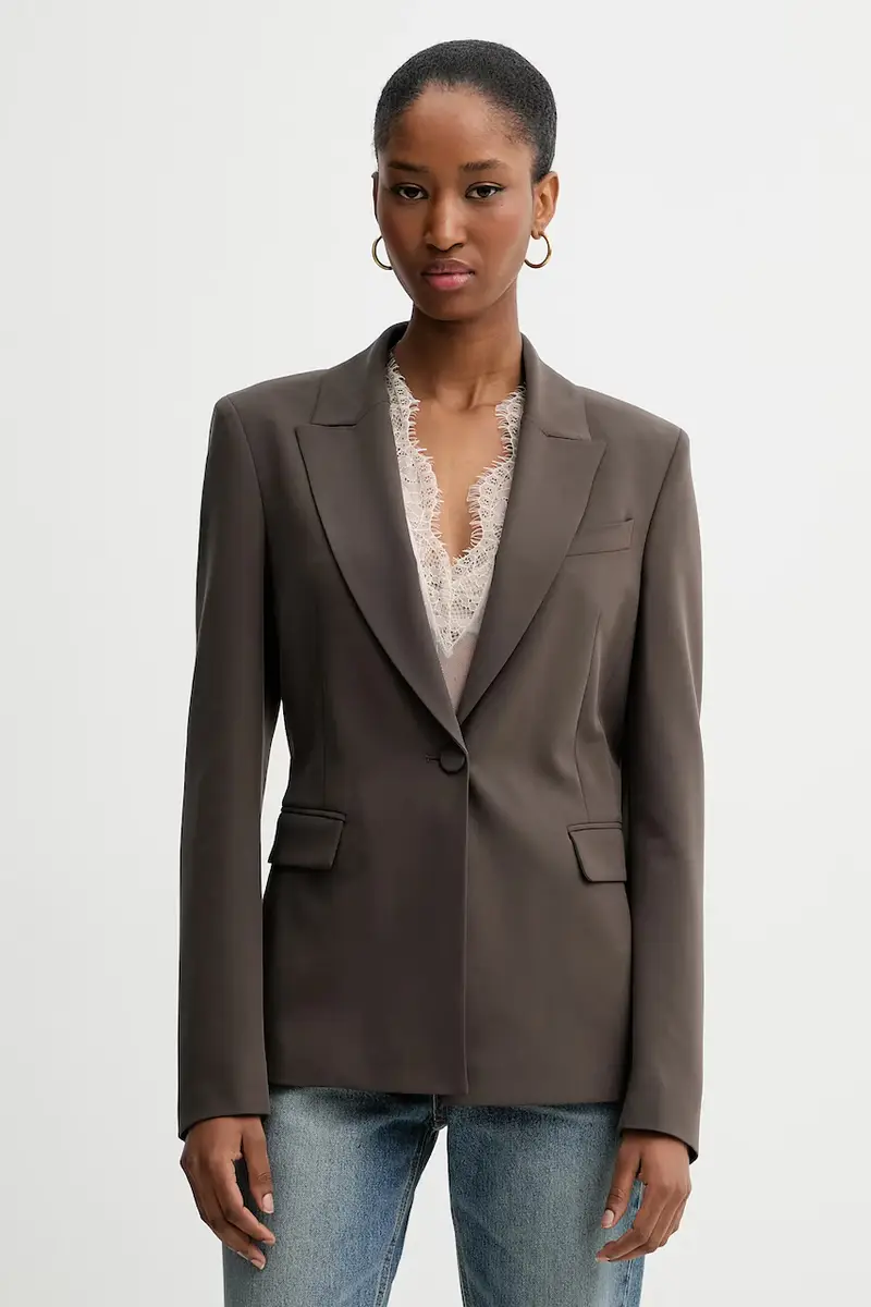 giacca e camicetta colore marrone RF5285.T5771 miniatura 2