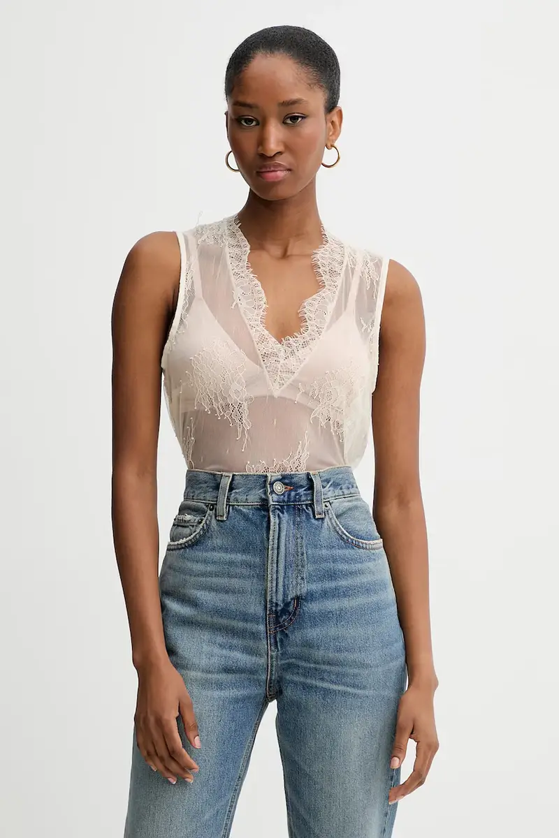 giacca e camicetta colore marrone RF5285.T5771 miniatura 3