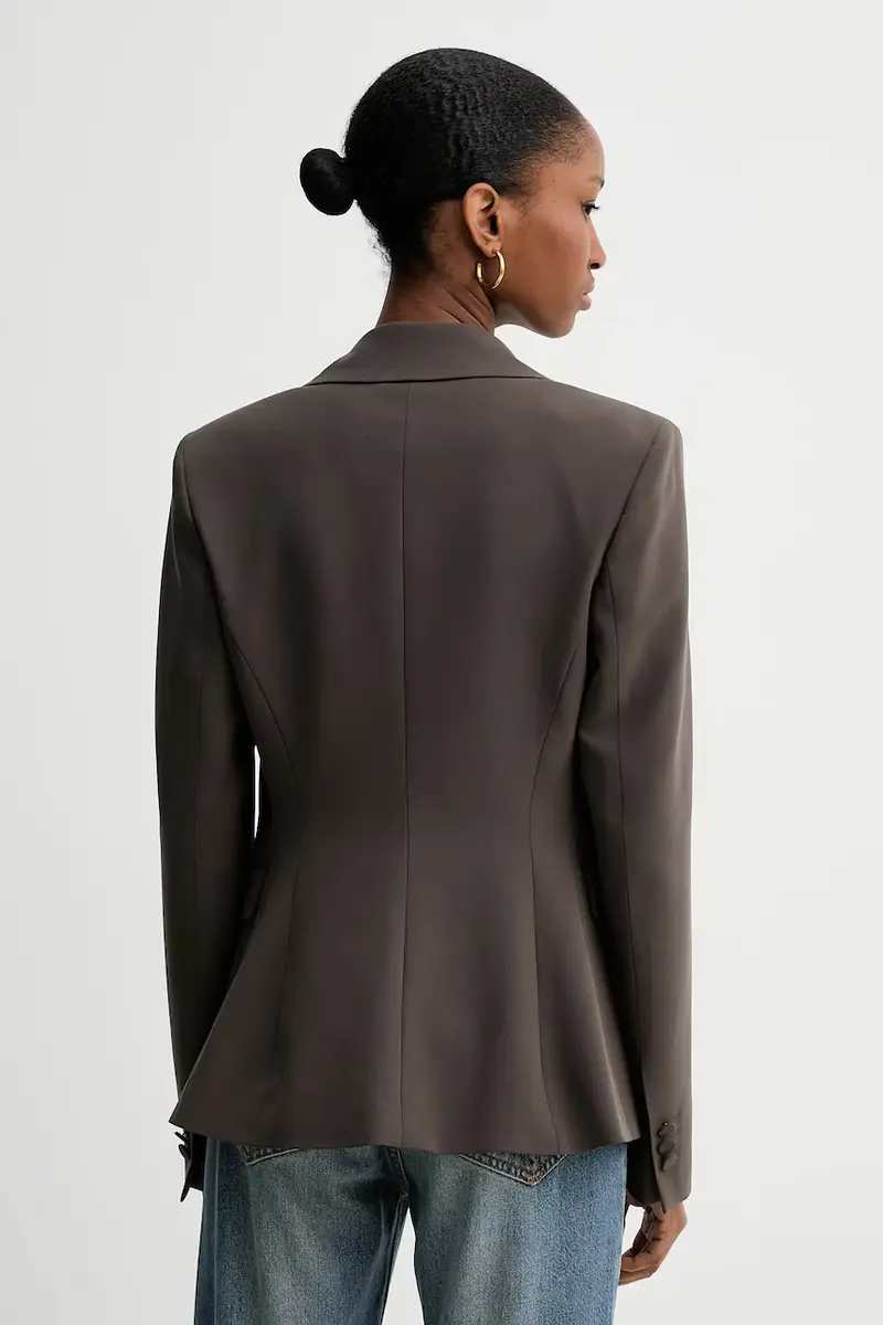 giacca e camicetta colore marrone RF5285.T5771 miniatura 5