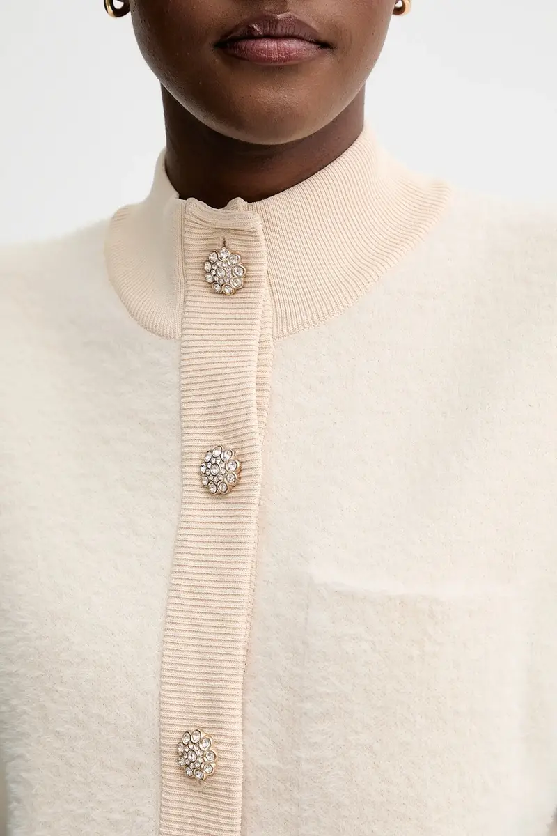 BLUGIRL BLUMARINE Gilet Donna Beige 3765694 miniatura 5