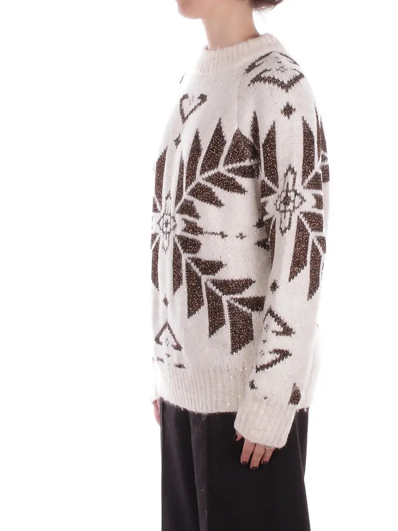 Maglia Donna BLUGIRL BLUMARINE Butter Maglia jacquard lanalurex miniatura 2