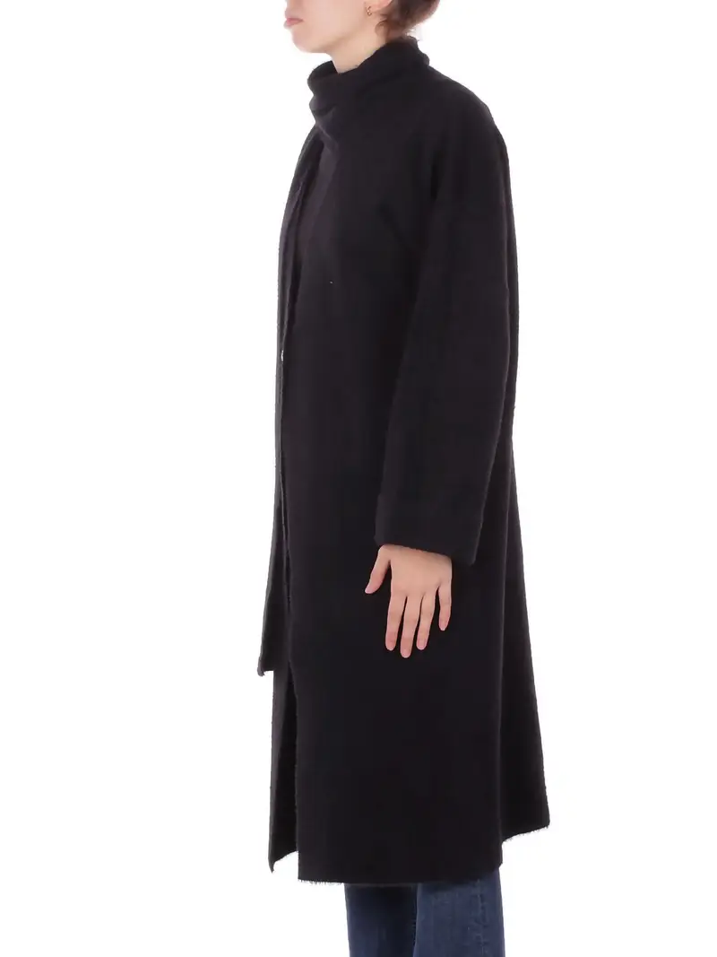 Maglia Donna BLUGIRL BLUMARINE Nero Maglia card. lungo pelliccetta miniatura 2