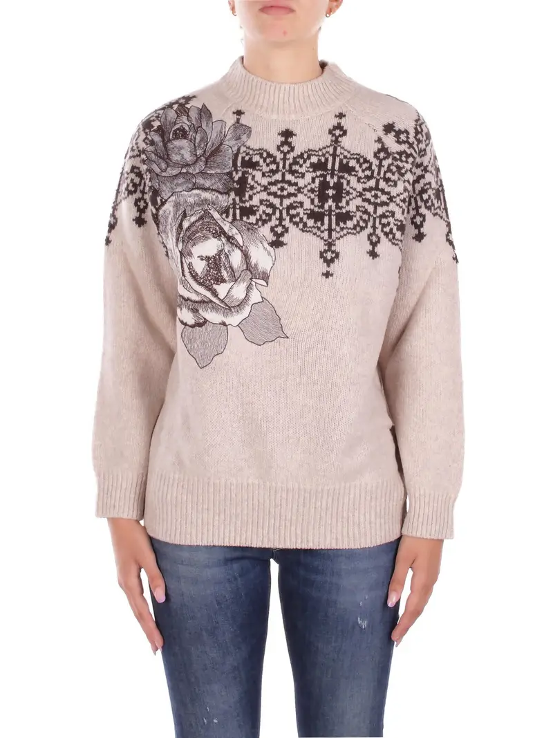 Maglia Donna BLUGIRL BLUMARINE Rose Ecs maglia norve c icamo