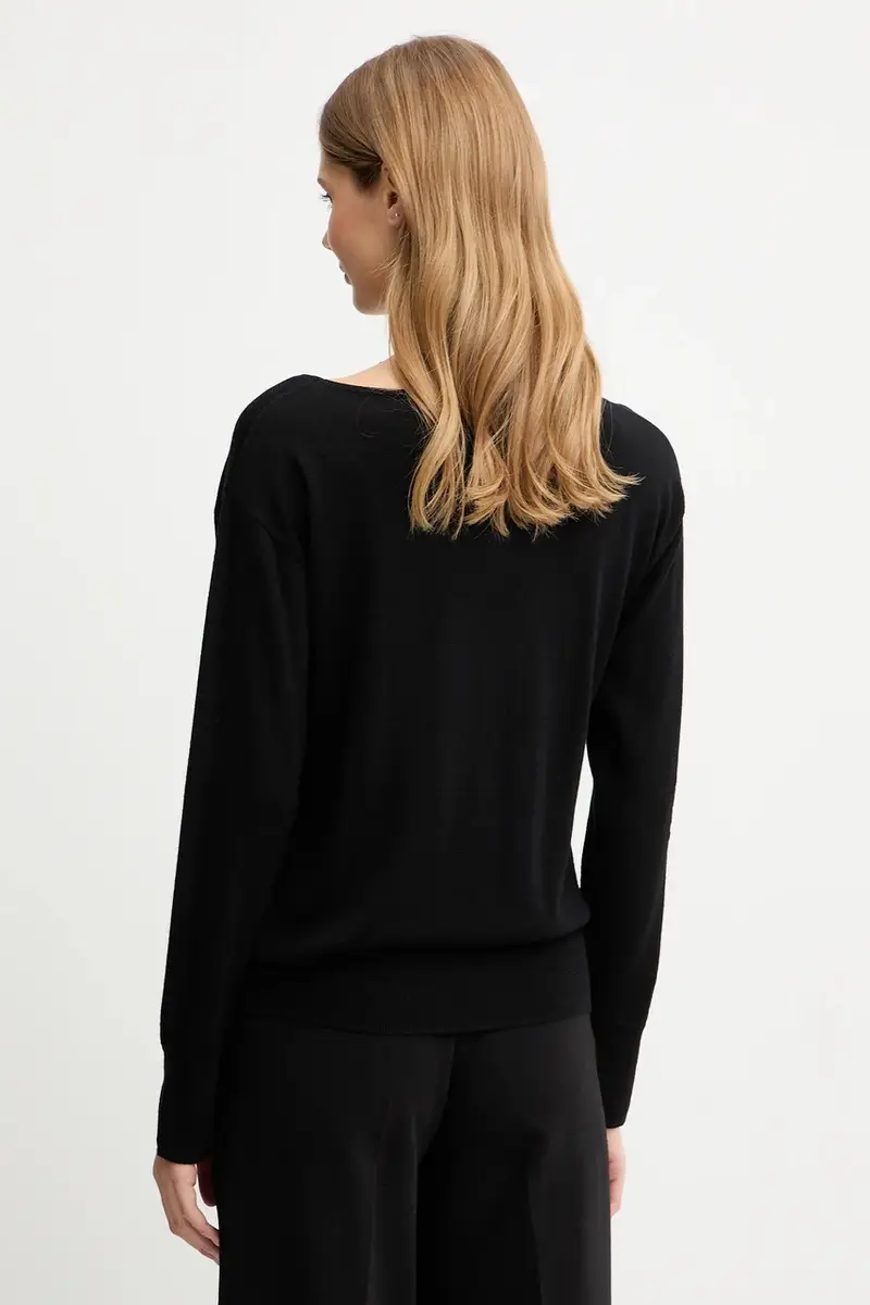 maglione in lana donna colore nero RF5232.MA82O miniatura 3