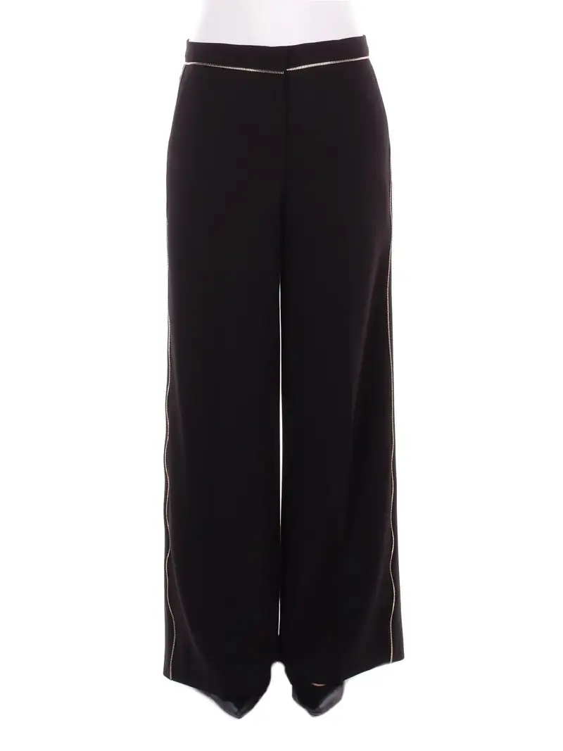 Pantalone Donna BLUGIRL BLUMARINE Nero Pant. palazzo wool cady str